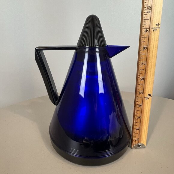Star Trek Deep Space Nine Blue Insulated Carafe Quark’s Bar Made in West Germany - Picture 12 of 14